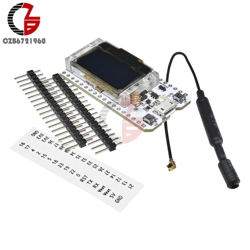 SX1276 ESP32 LoRa Bluetooth Wifi макетная плата двойной режим 0,9" 868 МГц-915 МГц IOT CP2102 микро антенна USB 32 м для Arduino