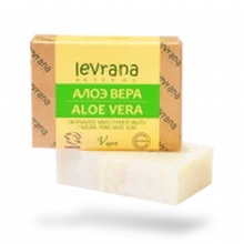 Косметика, натуральная косметика, Levrana, Леврана, Натуральное мыло, NHMS01, Натуральное мыло ручной работы Алоэ, 100 гр
