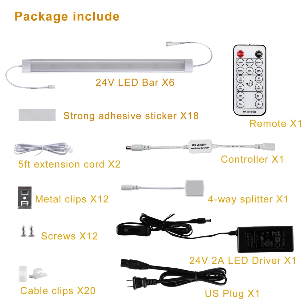 package bar 6 remote