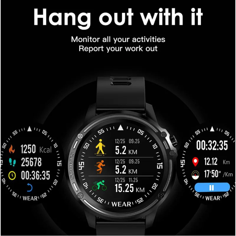 Android IOS Smartwatch Shenzhen полностью умные часы с сенсорным экраном L8 smartwatch ip68