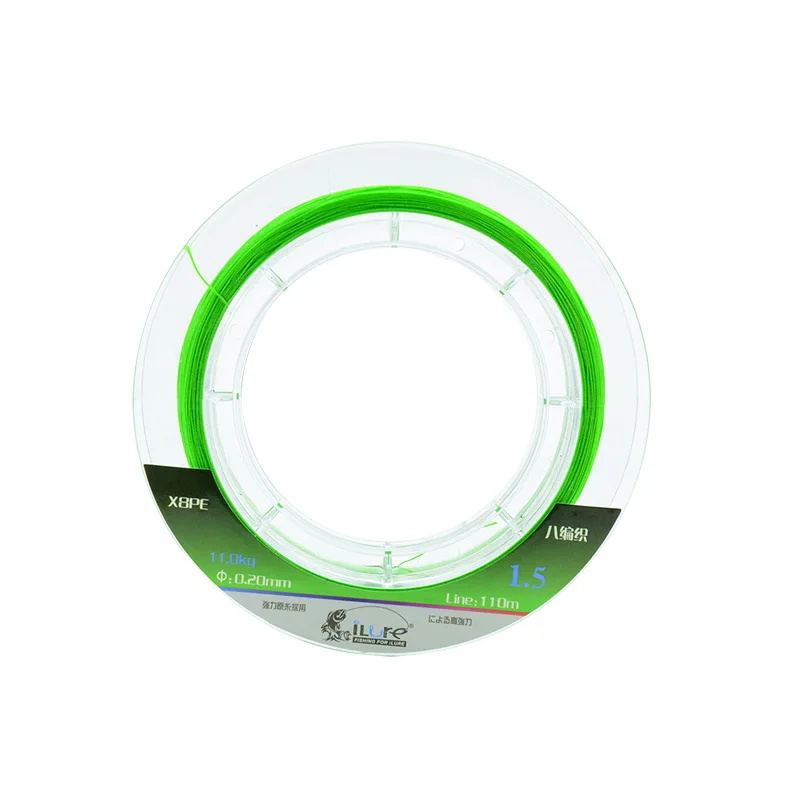 

New Style Ilure Expedition Second Generation PE Line Dyneema 8-Strand Eight Series Fishing for 110 M X8 Strong Lure Fishing Line
