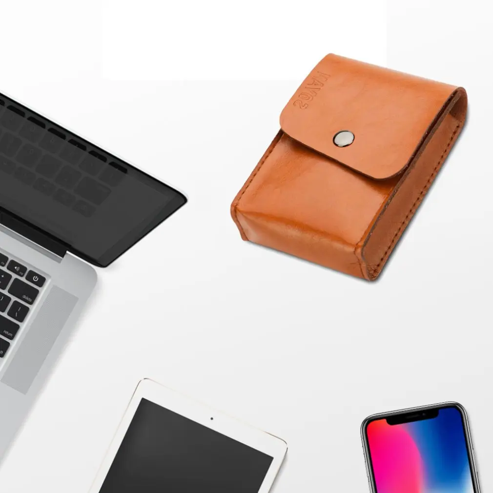 Наушники из искусственной кожи Сумка кабель для передачи данных USB чехол s цифровой защиты хранения сумки водонепроницаемый противоударный чехол для переноски