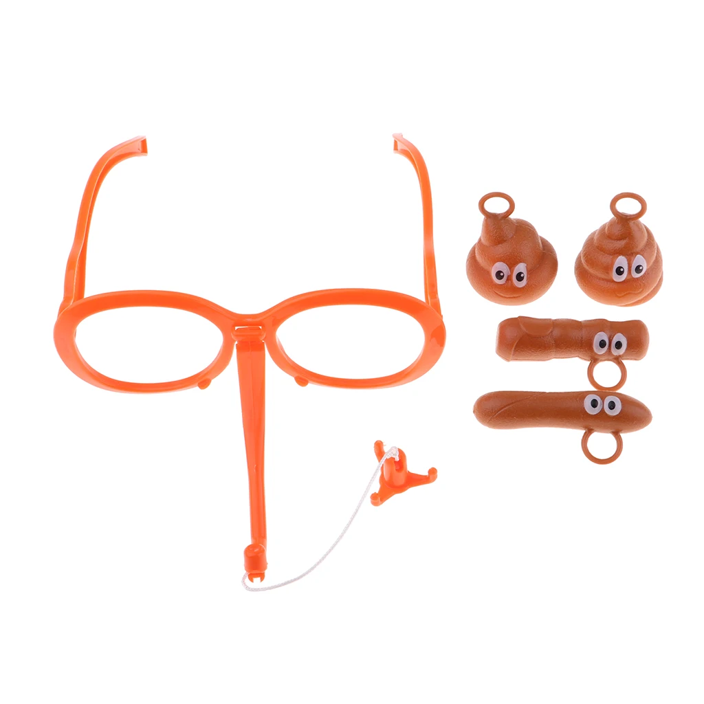 Super Cute Poop Toys and Games, Save the Poops with Glasses, Novelty Gifts
