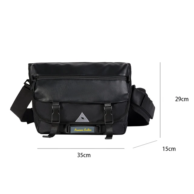 2021 New Casual Fashion Crossbody Bags Men High Quality Leather Nylon Messenger Bags Black Laptop Bag Travel Bag XA697ZC S leatherNylon