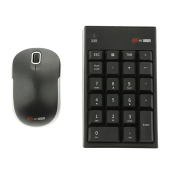 

Small-size 2.4GHz Wireless Numeric Keypad Numpad 22 Keys Digital Keyboard for Accounting Teller Laptop Notebook Tablets W/ Mouse