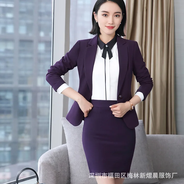 

New Style Wear WOMEN'S Dress Long Sleeve Ol Set 2018 Autumn And Winter Slim Fit Slimming Women Dress Elegant Work Clothes