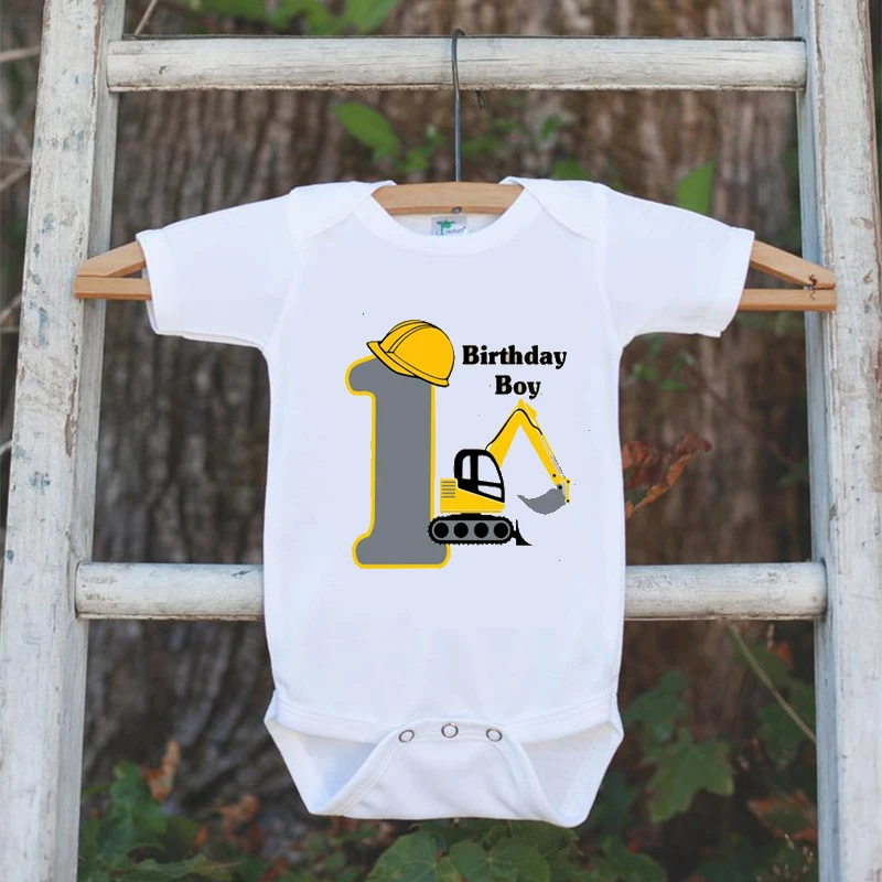 baby boy construction outfit