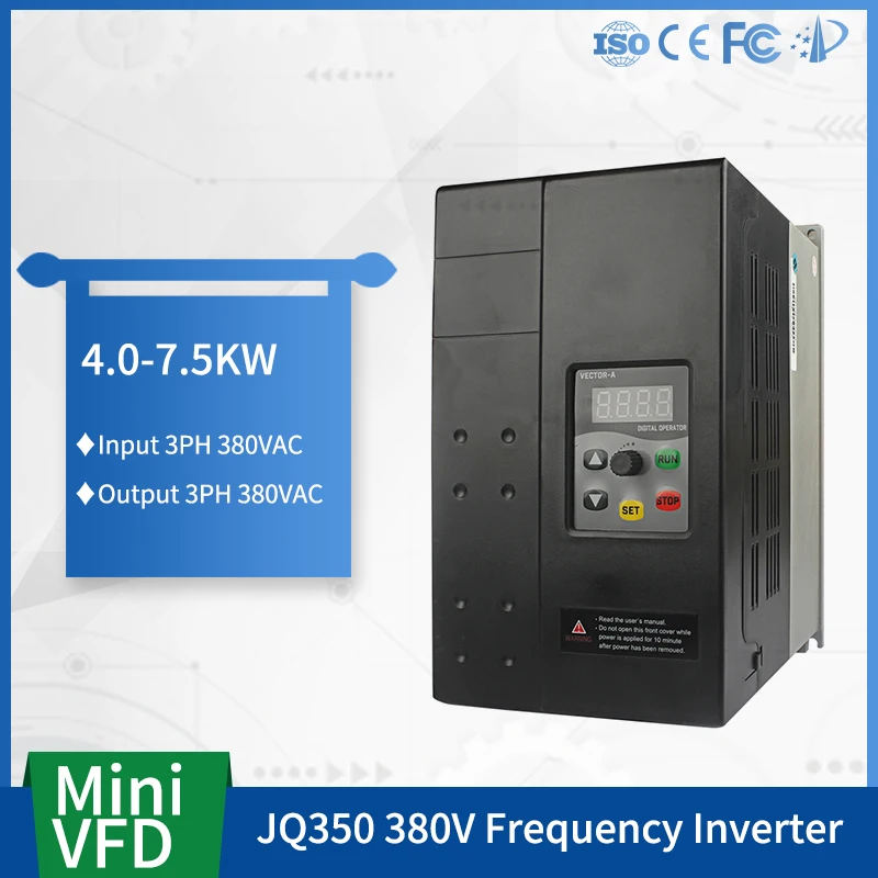 Преобразователь частотно-регулируемого привода JQ350G3 Mini VFD для контроллера