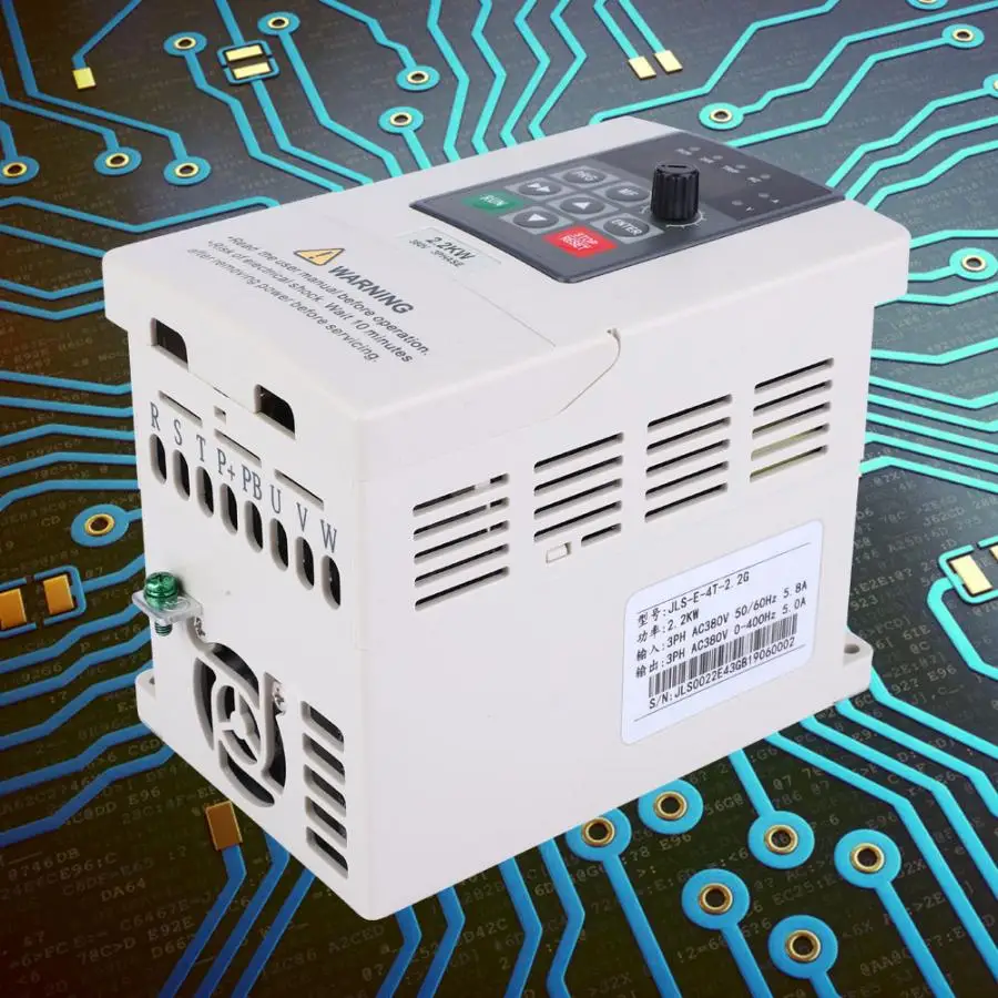 380V 2.2KW VFD частотно-регулируемый привод инвертор для двигателя Управление 3-фазный Вход Выход микро инверсор