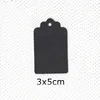 3x5cm Black