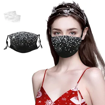 

Adult Face Masks Washable Adjustable Mascarillas Reusable Butterfly Print Mouth Mask Filter Protection Respirator Cover Masque