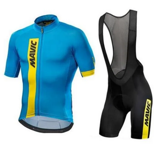 MAVIC Pro Sommer Radfahren Jersey Conjuntos 9d гель Gepolsterte Pantalones Cortos De Bicicleta Atmungs про Джерси - Цвет: Send by picture
