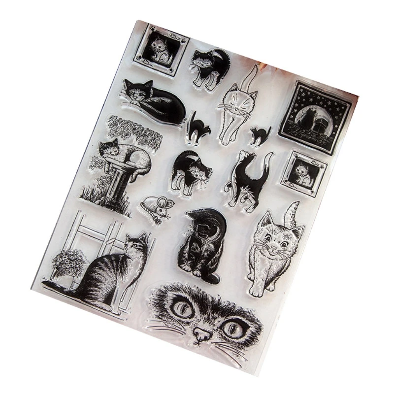 

Clear Stamp Silicone Seal For DIY Scrapbook Diary Album Photo Decor T1039 Cat 72XF