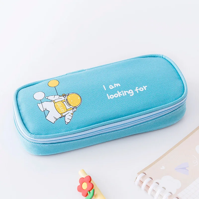 Kawaii Pencil Case Big Stationery Pencil Cases Animal Trousse Scolaire  Canvas Pencil Bags Korean School Supplies Cute Pen Case - AliExpress