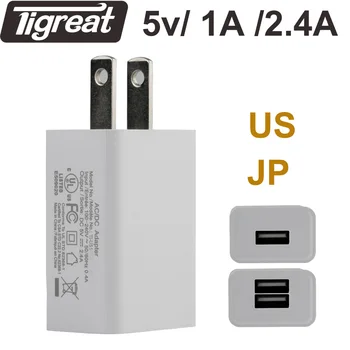 

Travel Charger USB Charger US JP 5V 2.4A Protected Fast Quick Charger AC Power Plug Adapter Portable Socket for Phone Tablet