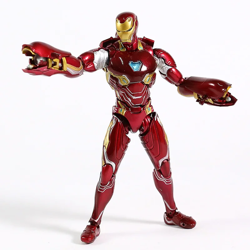 SHF Мстители эндгейм Железный человек Марка L MK 50 нано набор оружия 2 ПВХ фигурка Коллекционная модель игрушки