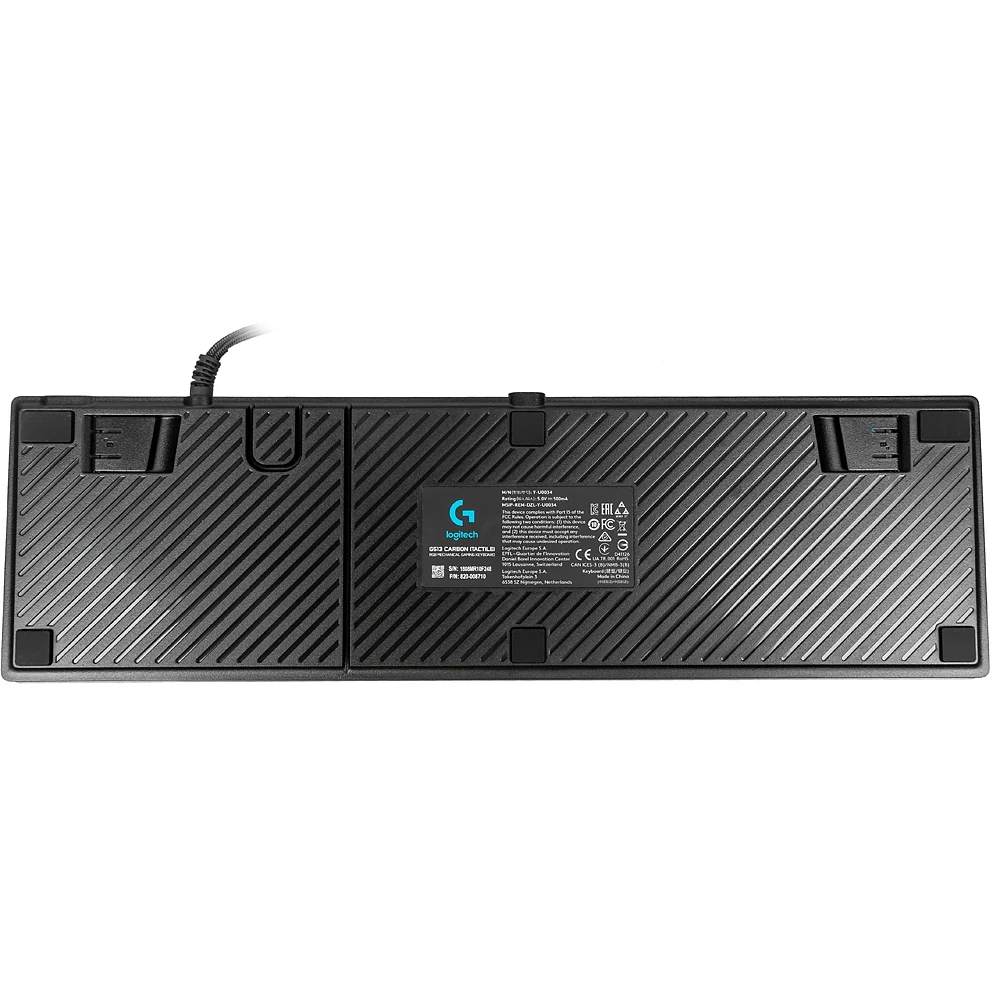 Клавиатура Logitech G513 Tactile Carbon механическая черный USB Multimedia LED