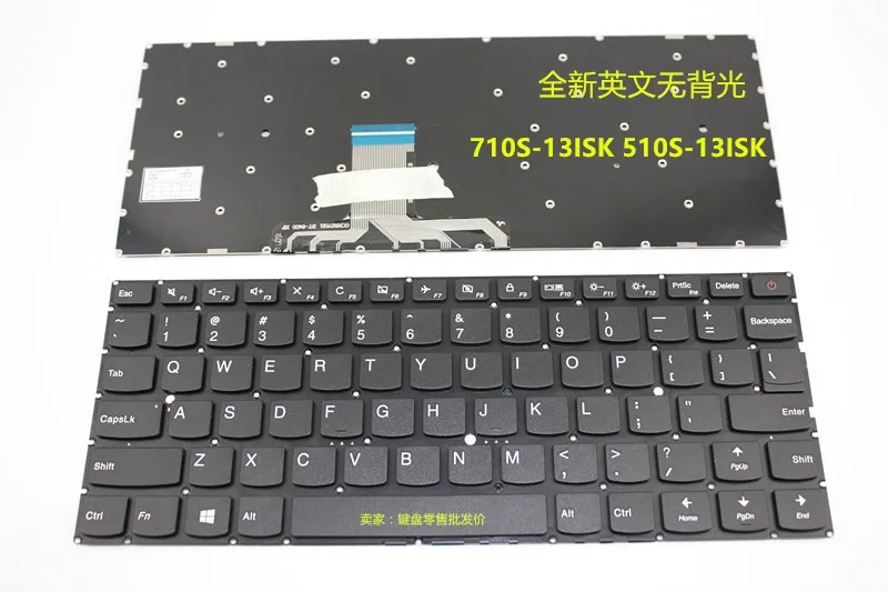 Новая клавиатура США с подсветкой для lenovo IdeaPad 710S-13IKB 710S-13ISK Air 13 Pro 13," с подсветкой ноутбука английская версия - Цвет: no backlit