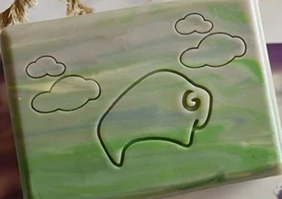 Натуральное мыло ручной работы стандартное Мини Мыло diy печать - Цвет: size4CM