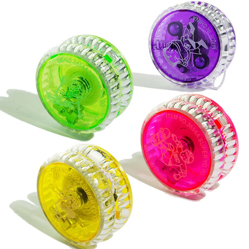 

1Pcs Random Colour New LED Flashing YoYo Ball Clutch Mechanism Classic Yo-Yo Toys Creative Fashion Children Toys