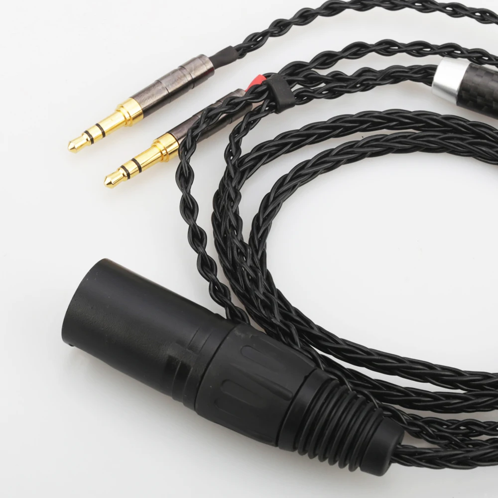 Audiocrast HC010 2x3 5mm HIFI 4 pin XLR Male Balanced Headphone Upgrade Cable for Sundara Aventho focal elegia t1 t5p D7200 D