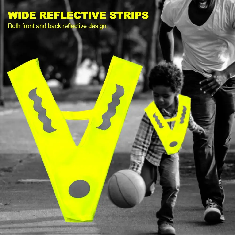 Детский светоотражающий жилет ночная одежда для занятий спортом на открытом