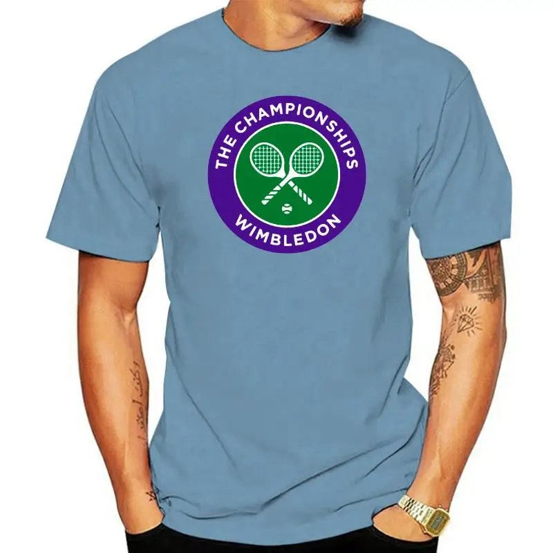 Футболка Wimbledon на чемпионат по теннису мужская белая модная футболка лидер