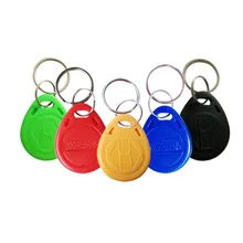 10 шт./лот 125 кГц rfid брелоки TK4100 Чип ABS синий цвет водонепроницаемый пассивная программа маленькая rfid метка для системы контроля доступа