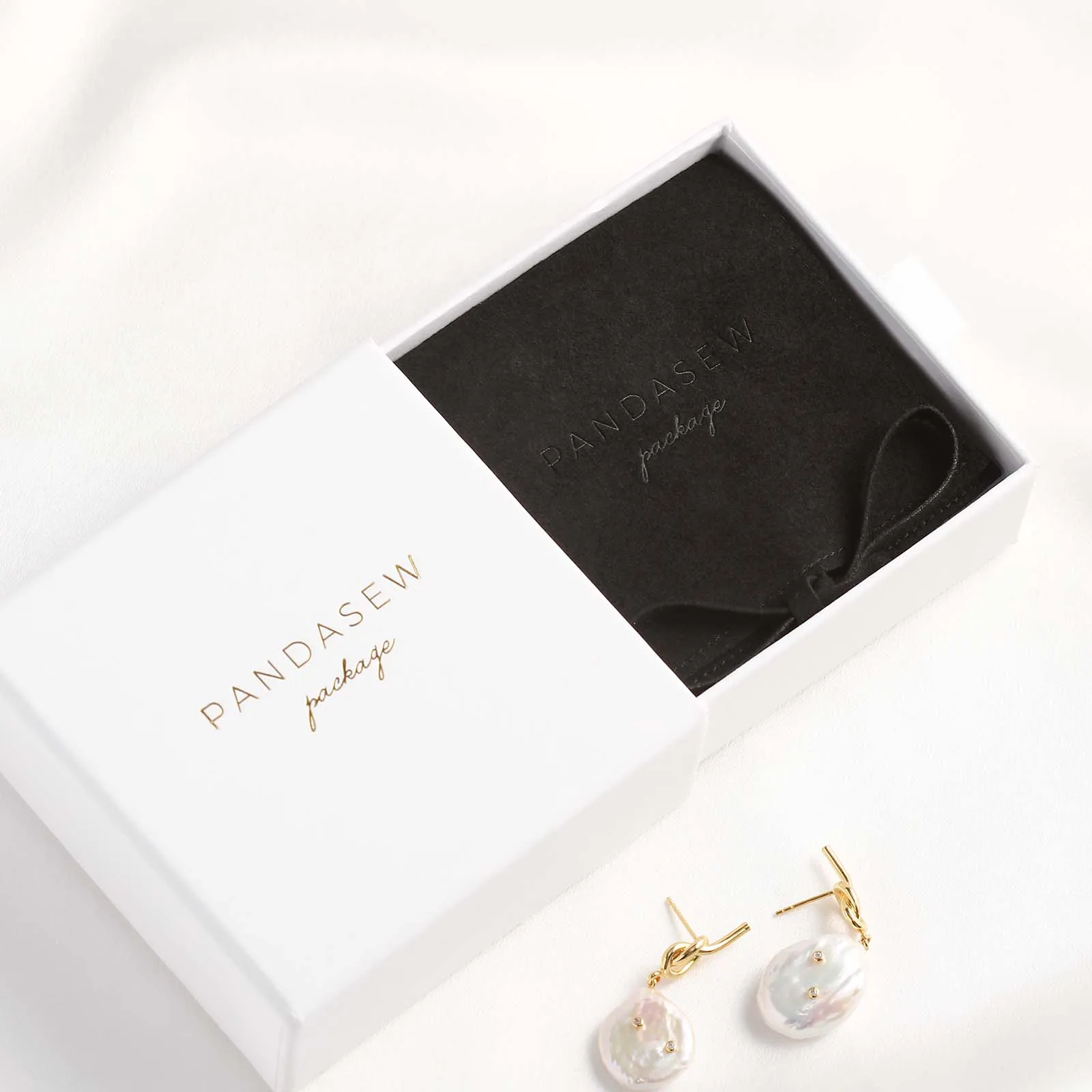 Custom Logo Printed Earring Boxes and Packaging Music Jewelry