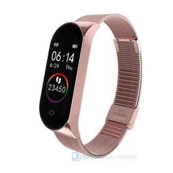 

Stainless Steel Smart Band Women Men Smartband For Android IOS Wristband Smart Bracelet Fitness Tracker Wrist Band Smart-band
