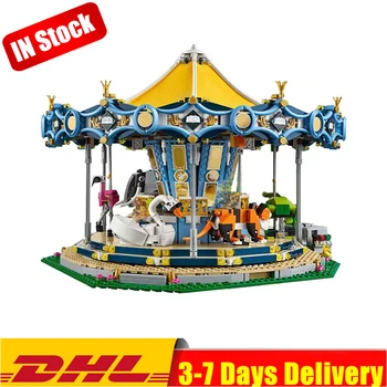 

DHL IN STOCK City Street View Ferris Wheel Carousel Sets Model Building Kits Blocks Bricks Christmas Gifts Toys for Children