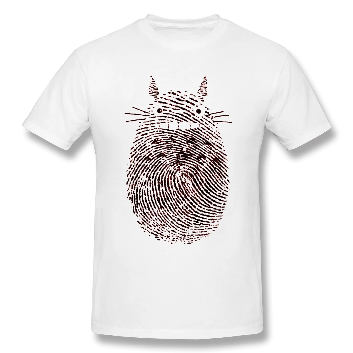 Футболка мужская оверсайз из 100% хлопка размера плюс с рисунком отпечатков