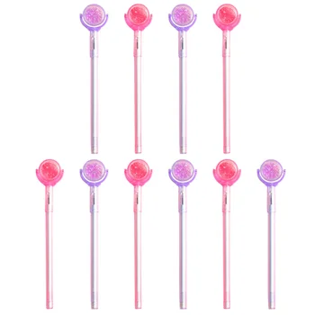 

10Pcs Cartoon Gel Pen Chic Safe Marker Pen Stationery Gift Gel Ink Pen