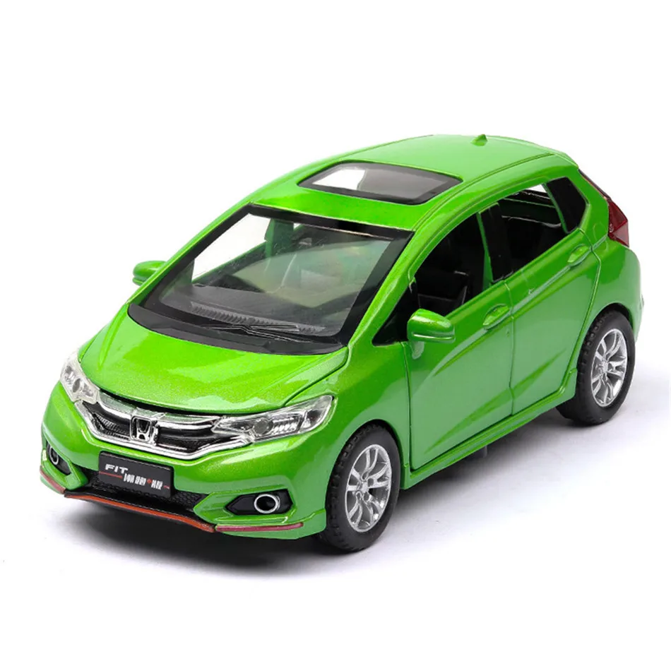 1:32 Honda Fit игрушечный автомобиль из сплава металла литые игрушечные автомобили