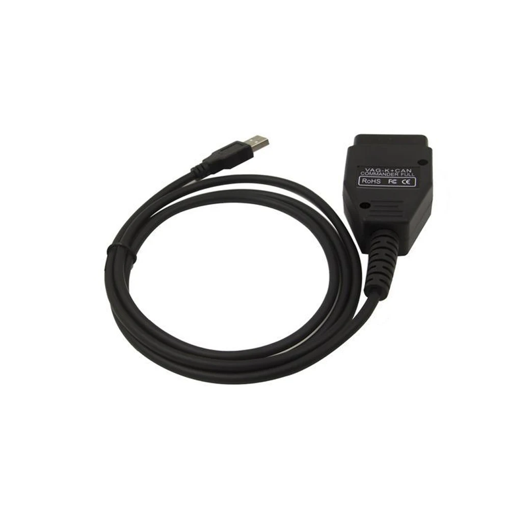 Vag com v 1,4 commander k+ can OBD 2B сканер работает на Windows по vag-com CAN K-line commander кабель 1,4