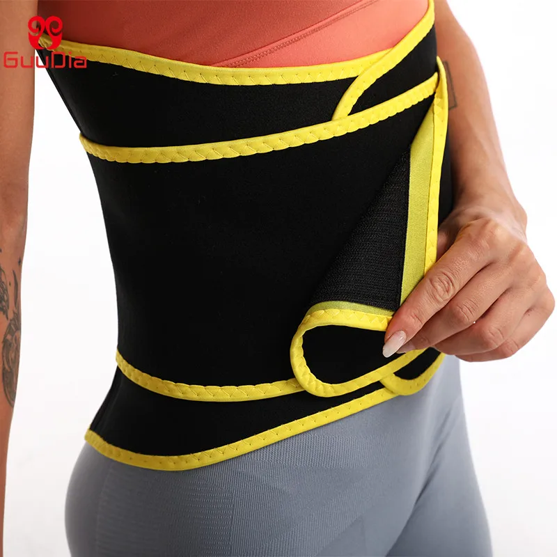 spanx thong GUUDIA Women Waist Trainer Sauna Sweat Belts Tummy Control Girdle Body Shaper Belt  Weight Loss Corset Waist Trimmer Shapewear tummy tucker for women