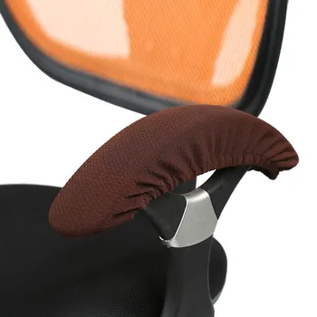 

New Office Chair Cover Thickened Elastic Colourful Arm Rest Cover Decoration Polyester Armrest Computer Chair Dustproof Cover
