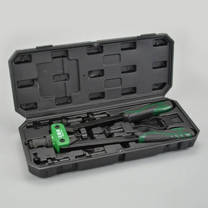 Rivet Gun 1" 360 мм M3 M4 M5, M6, M8, M10 ручной клепальный пистолет, клепальные инструменты с гайкой установка системы с заклепками гайки - Цвет: Rivet Gun