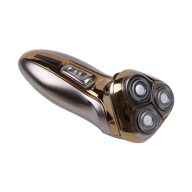 

Floating Three Cutter Head Fully Washable Base Charging & Amp; Straight Connector Rechargeable Electric Shaver