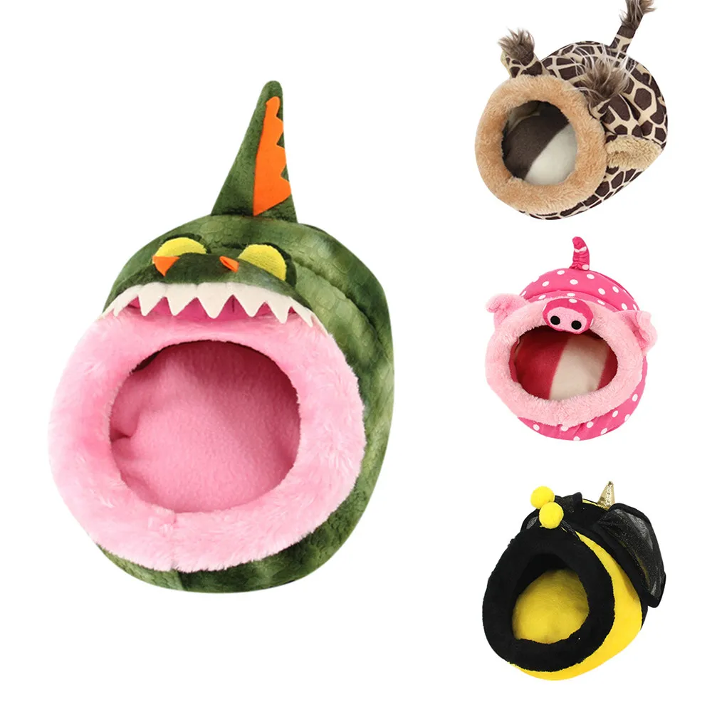 

Cute Animal Hamster Rat Hedgehog Squirrel House Guinea Pig Bed Nest Pad Cage Z824