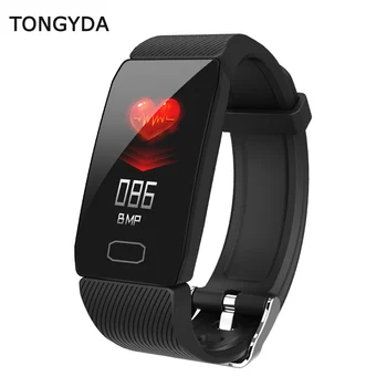 

TONGYDA Smart Band Weather Display Blood Pressure Heart Rate Monitor Fitness Tracker Smart Watch Bracelet Waterproof Men Women