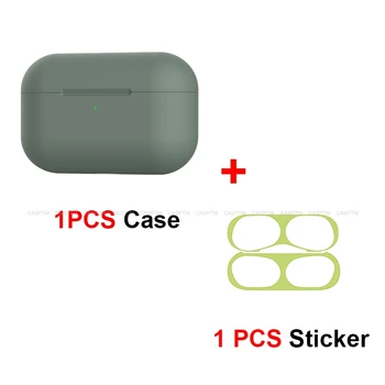 

TPU Earphone Case Metal Sticker For Apple AirPods 3 2019 Case Sticker Protection Earphone Film For AirPods Pro headphone Sticker