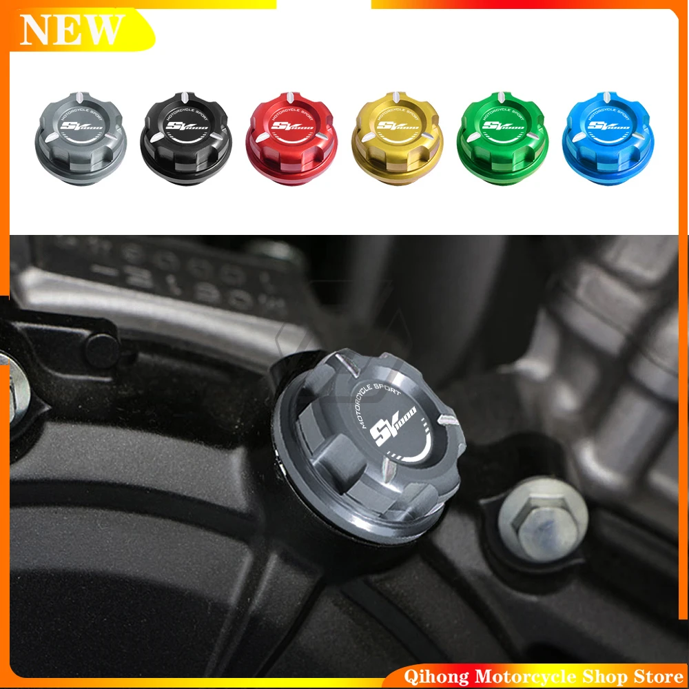 

Motorcycle CNC Engine Oil Cap Bolt Screw filler cover Accessories case For Suzuki SV1000 SV1000S 2003 2004 2005 2006 2007