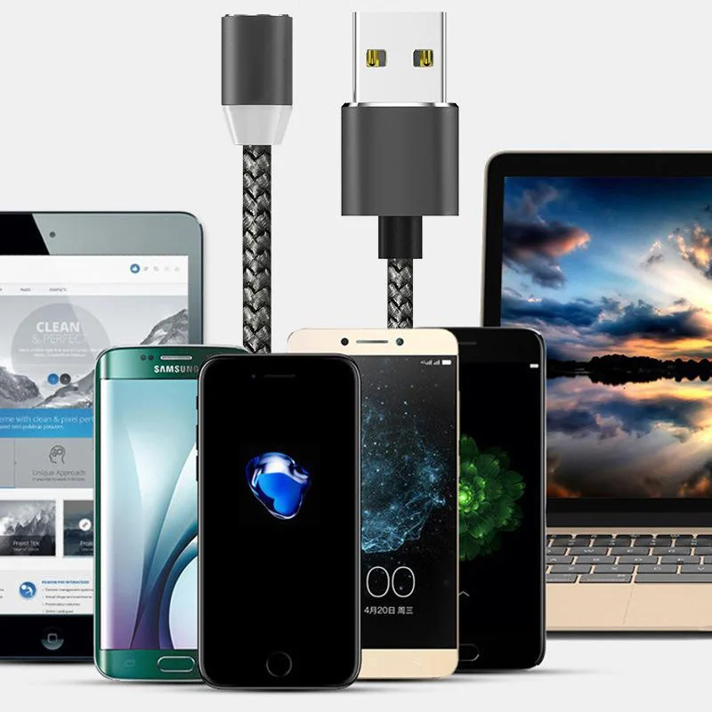 Cafele Магнитный кабель 3 в 1 Micro usb type C Кабельный адаптер зарядное устройство для Iphone samsung Xiaomi магнит Android телефон шнур данных