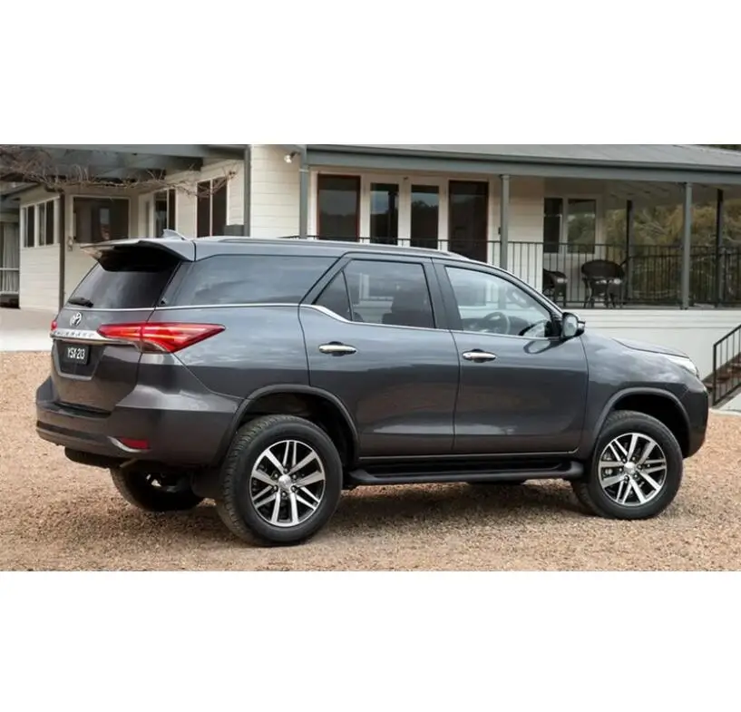 Для Toyota Fortuner багажник на крышу, рейлинги, барные стойки для багажа, поперечные стойки, рельсовые коробки, алюминиевый сплав, 2 шт