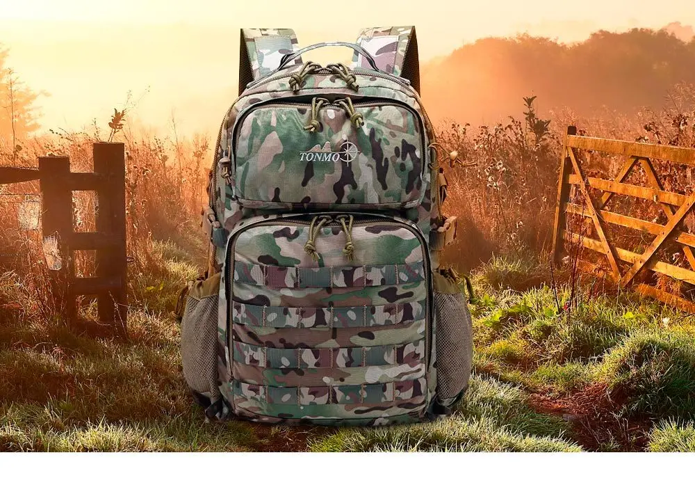 25L Outdoor Tactical Backpack Military Army Bag Rucksack Men Camping Tactical Backpack Hiking Sports Molle Pack Climbing Bags