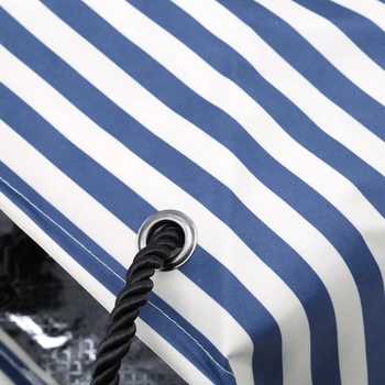

1 Simple Stripe Waterproof Desktop Storage Box Sundries Storage Box Cabinet Underwear Storage Basket Outdoor Travel Storage Bag