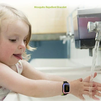 

Mosquito Repellent Bracelet 2 In 1 Pest Control Ultrasonic Electronic Bugs Mosquito Repellent Bracelet