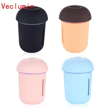 

Creative 3 in 1 Mushroom Humidifier Aroma Lamp LED Night Light USB Fan Aromatherapy Air freshener Fogger