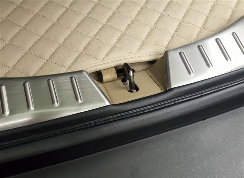 2 шт., подходит для Honda CRV CR-V, нержавеющая сталь, накладка на задний багажник, внутренняя Верхняя накладка на задний бампер, автомобильные аксессуары, 2007, 2008, 2009, быстрая